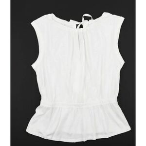 Banana Republic Malibu Slub White Tank, Large